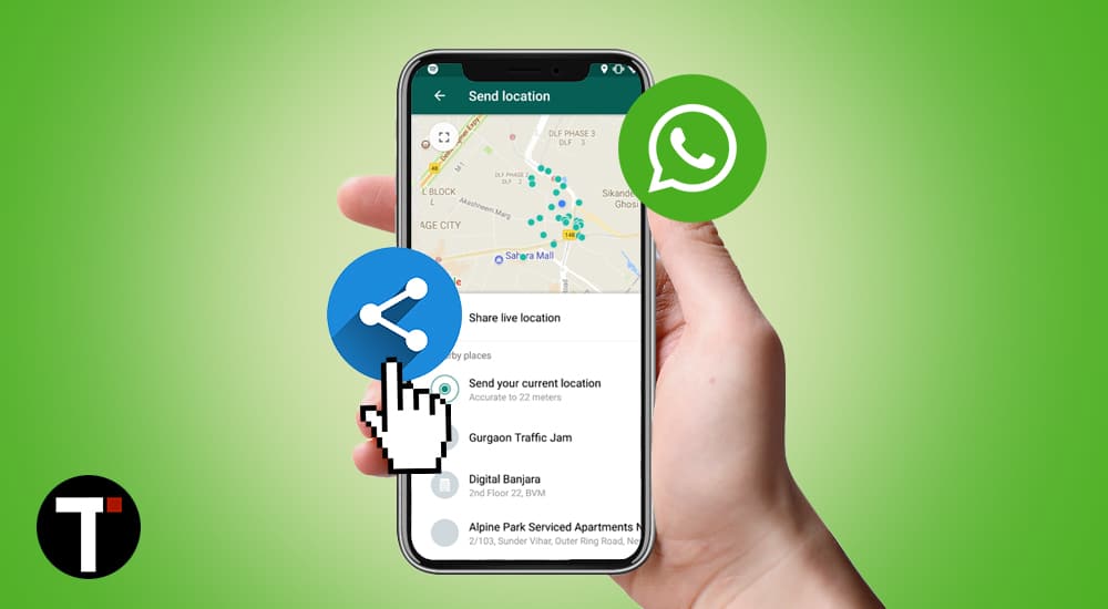 如何在 WhatsApp 上共享位置