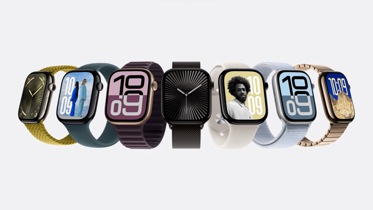 Apple Watch 11倾斜，以亮度更明亮和新颜色