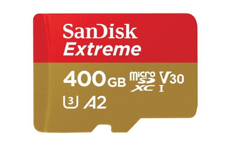 SanDisk 400GB microSD 卡是世界上最快的，速度为 160MB/s
