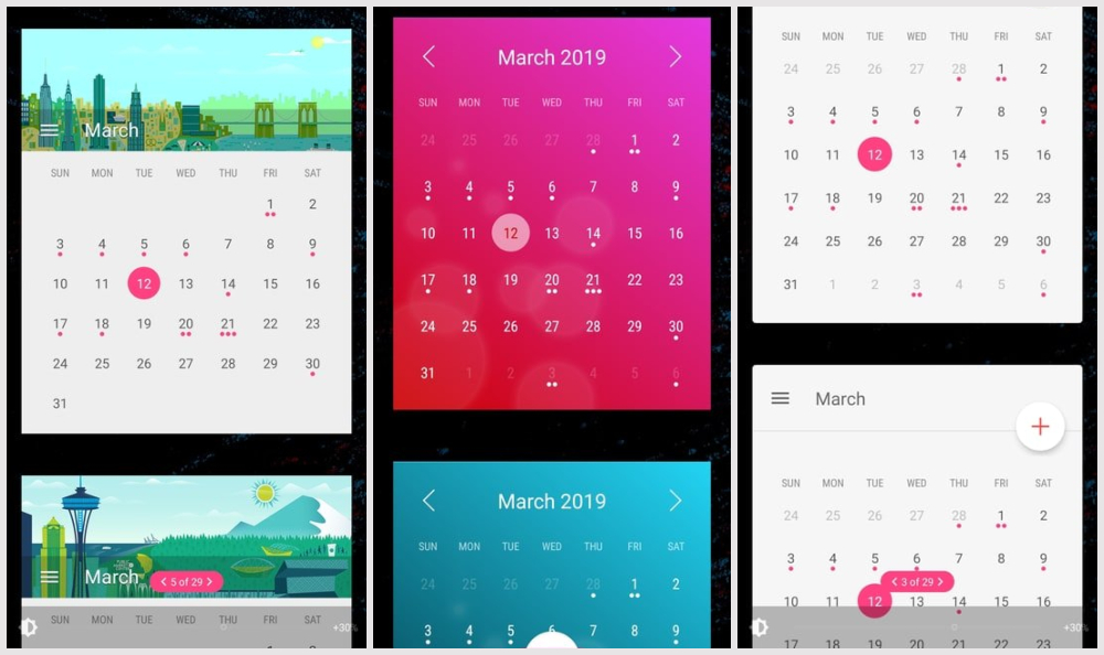 适用于 Android 主屏幕的最佳日历小部件 - Wwtyrd.com
