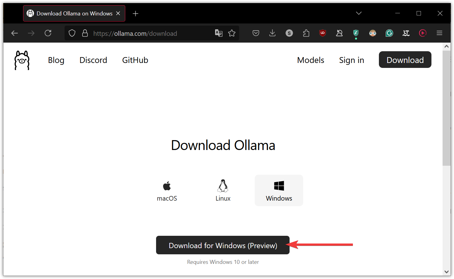 使用 Ollama 在 Windows 上本地运行 LLM - Wwtyrd.com